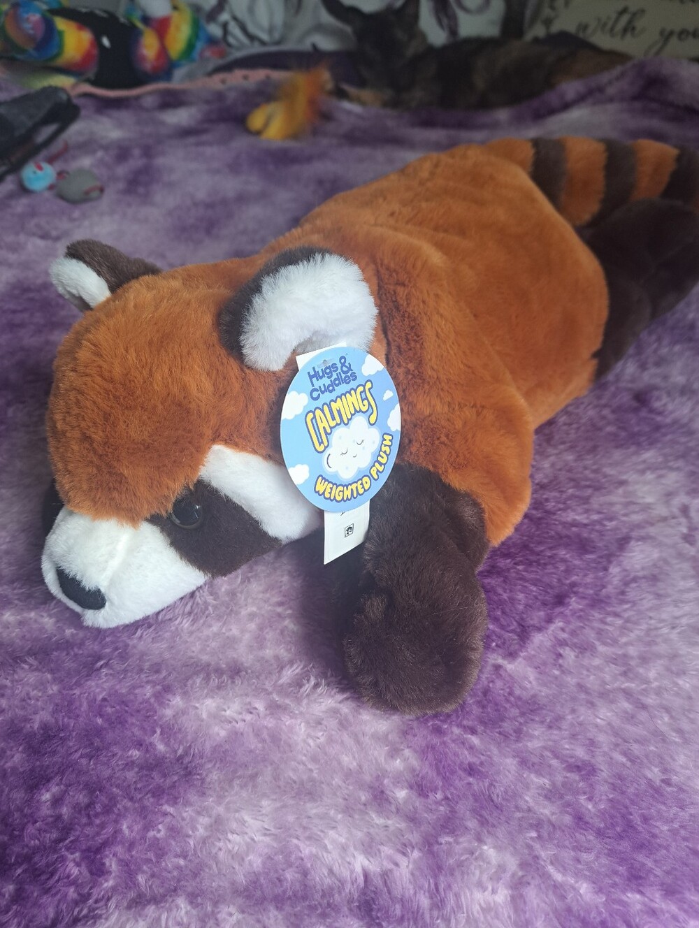 Hugs & Cuddles Calming Weighted Red Panda Plush